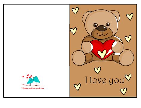 Free Printable I Love You Cards - Cliparts.co