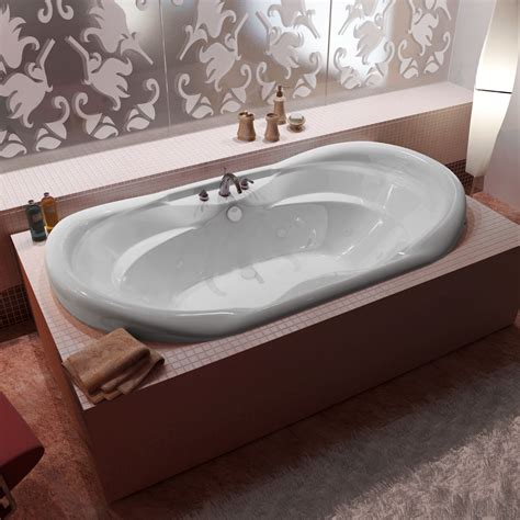 Atlantis 4170IWR Indulgence Oval Whirlpool Bathtub With Right Pump