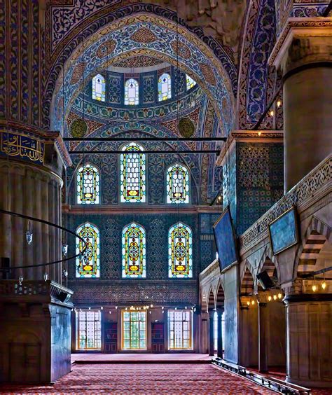 Blue Mosque Interior, Istanbul Turkey - SidJones Photo | Blue mosque ...