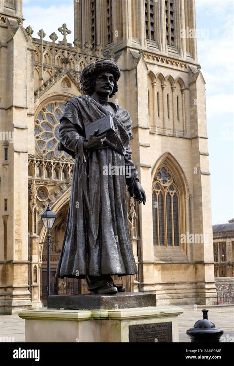 The Statue of Rajah Ram Mohan Roy outside Bristol Cathedral Stock Photo ...