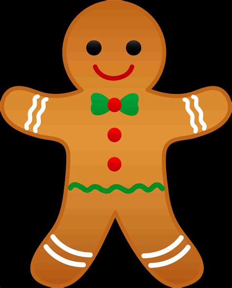 Christmas Gingerbread Man Clipart at GetDrawings | Free download