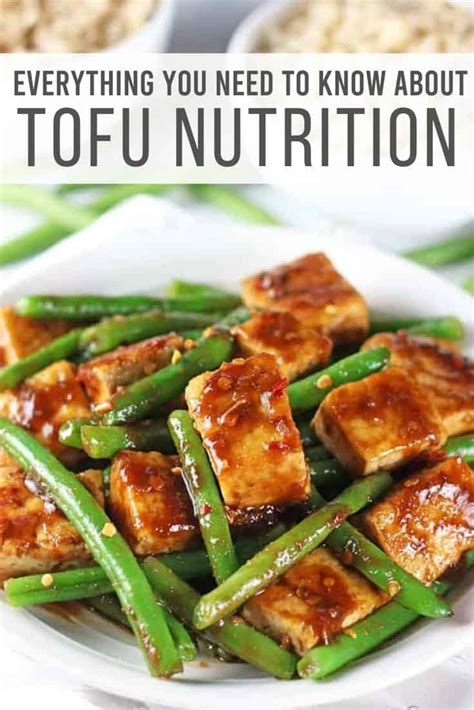 Tofu Nutrition - Everything you need to know about tofu