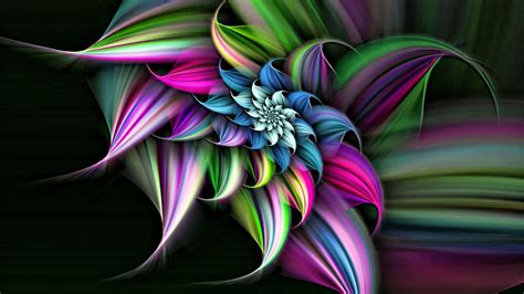 Cool abstract flower wallpaper HD Free Download