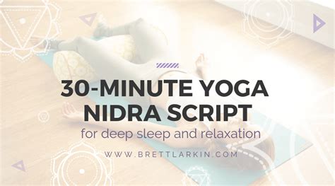 Try This 30-Minute Yoga Nidra Script for Deep Sleep and Relaxation ...