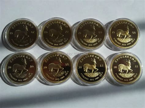 Free Shipping,8x dated 1oz Krugerrand South Africa Coins Kruger ...