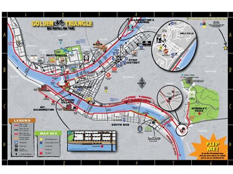 Pittsburgh Bike Trail Map - Carlen Wilmette