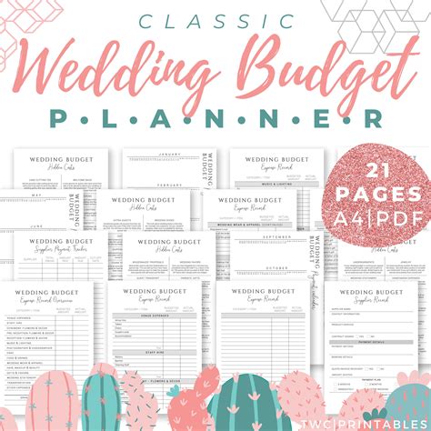 Wedding Budget Planner and Tracker updated Version Wedding - Etsy