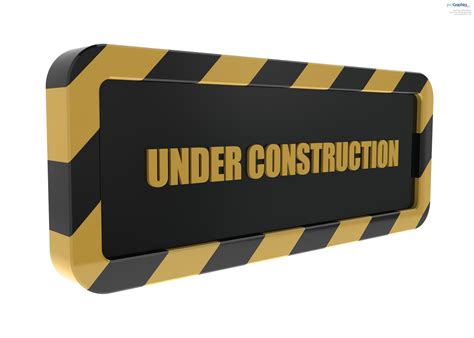 Under construction sign | PSDgraphics