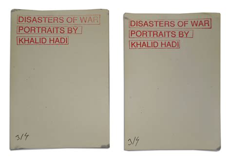 DISASTERS OF WAR + 2 PRINTS – Fraglich Publishing