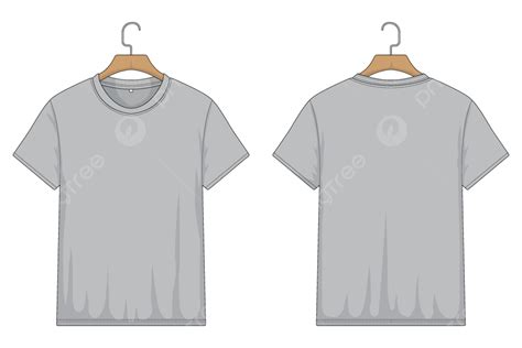 Gray T Shirt Mockup Front And Back View, T Shirt Mockup, Gray T Shirt ...