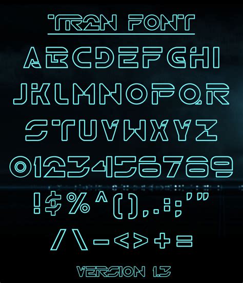 TRAN FONT | Tron legacy, Lettering fonts, Tron art