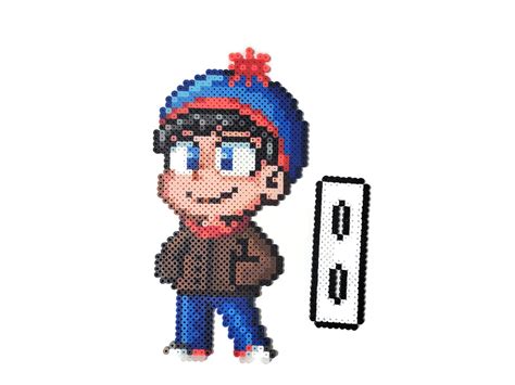 Stan Marsh South Park Pixel Art Figure - Etsy Singapore