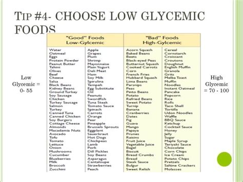 Low glycemic foods, Diabetes friendly recipes, Glycemic index of foods