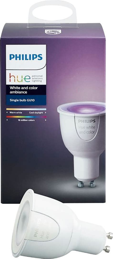 Customer Reviews: Philips Hue GU10 Wi-Fi Smart LED Floodlight Bulb ...