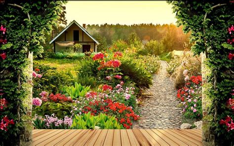 Background 3d Garden - 1000x625 Wallpaper - teahub.io