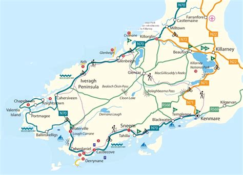 Ring Of Kerry Hiking Map