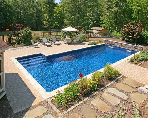 Inground Pools | Backyard pool landscaping, Inground pool designs ...