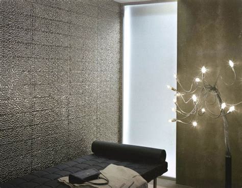 silver wall tile | Silver tile, Home wallpaper, Silver walls