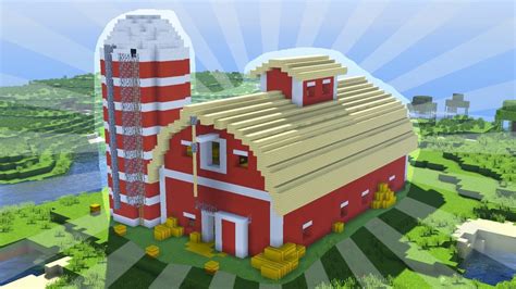 How To Build a Minecraft BARN (CREATIVE BUILDING) - YouTube