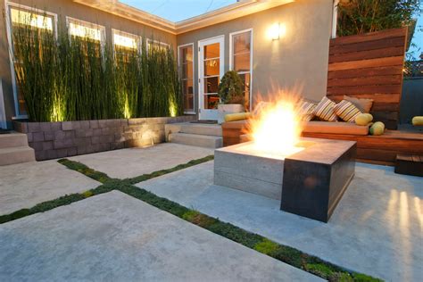 25+ Concrete Patio Outdoor Designs, Decorating Ideas | Design Trends ...