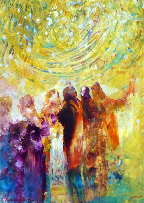 Paintings by Yoram Raanan | Symbolic art, Mixed media art canvas, Jesus art