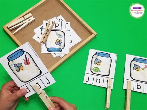 FREE Firefly Initial Sound Clip Cards - The Kindergarten Connection