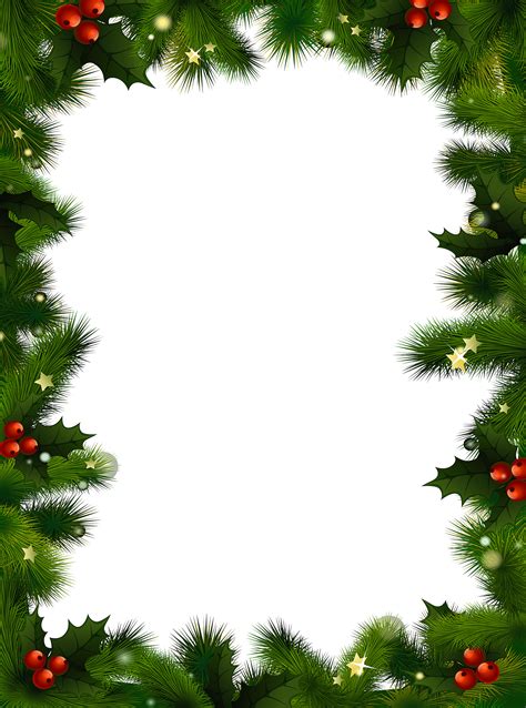 Christmas borders border clipart - ClipartAndScrap