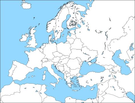 6 Detailed Free Political Map of Europe | World Map With Countries