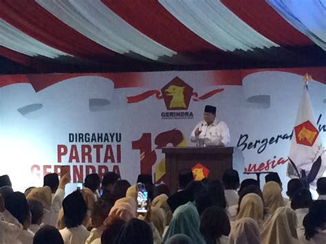 Prabowo Minta Gerindra Tetap Idealis - PONTAS.ID