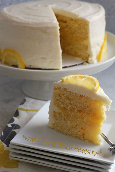 Cake With Lemon Curd And Cream Cheese Frosting - Cake Walls