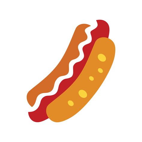 Hot dog icon vector 21752209 Vector Art at Vecteezy