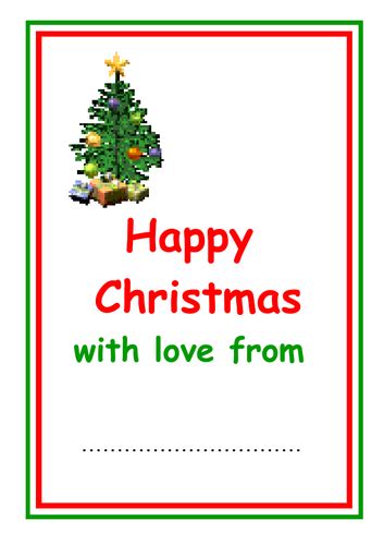 Christmas Card Inserts Free Printable - Printable Templates