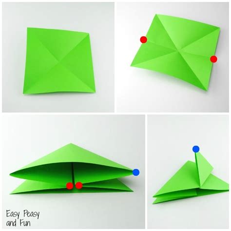 Origami Frogs Tutorial - Origami for Kids - Easy Peasy and Fun