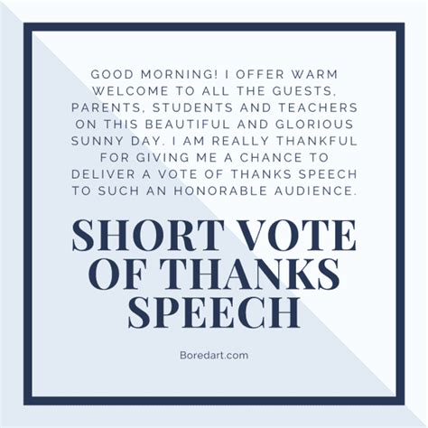 How Do You Start A Vote Of Thanks Speech Sample - Printable Templates