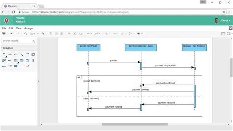 Tạo ngay vẽ sequence diagram online với phần mềm miễn phí