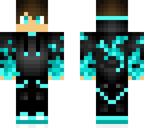 Blue Gamer Boy | Minecraft Skin