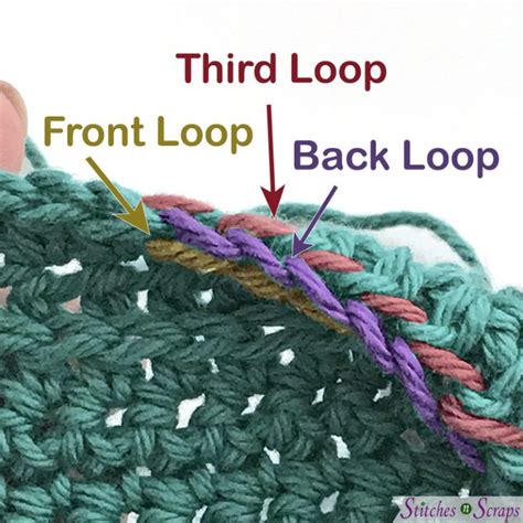 Tutorial - Working into the 3rd Loop of Half Double Crochet | Half ...