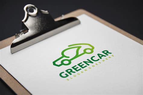 Green Car Logo - Design Template Place