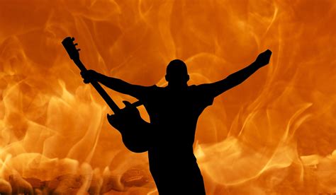 Fire Guitar Wallpapers - Wallpaper Cave