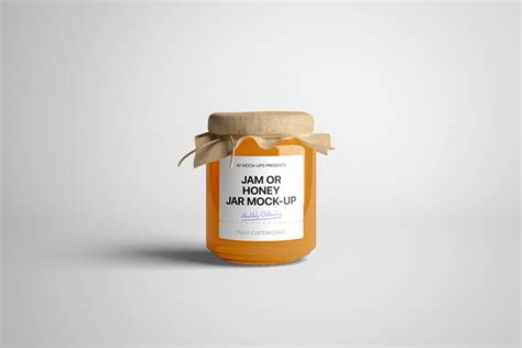 Honey Jar Mockup - Mockup World