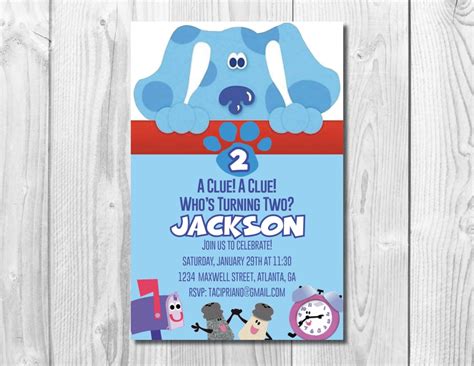 Blue's Clues Invitations Free Printable - Free Printable