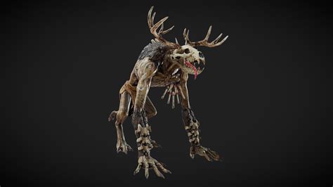 Wendigo - 3D model by shearaell [e3ad465] - Sketchfab