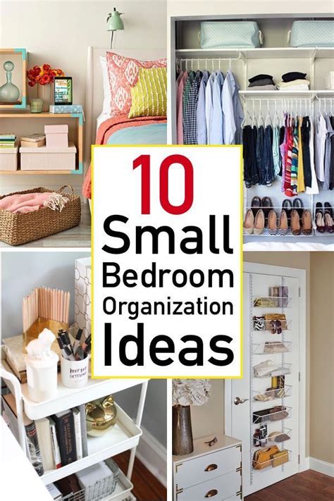 10 Genius Small Bedroom Organization Ideas - The Unlikely Hostess ...