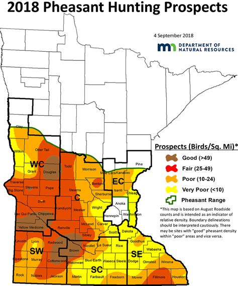 2018 MN DNR Roadside Survey Released | Minnesota Pheasants, Inc.