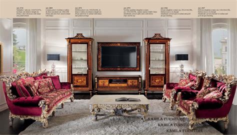 Kamila Furniture: LUXURY CLASSIC ITALIAN FURNITURE LIVING ROOM