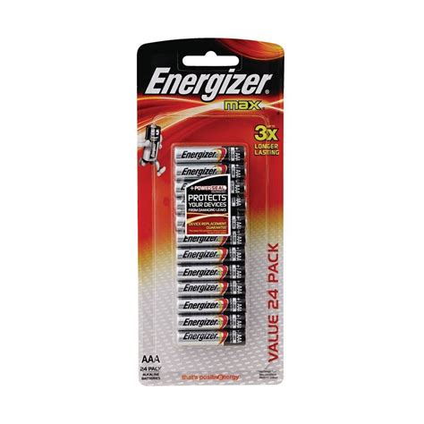 Energizer Max AAA Alkaline Battery - 24 Pack | BIG W