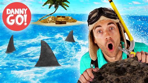 Sharks in the Water! 🦈 | Floor is Lava Game | Brain Break | Danny Go ...