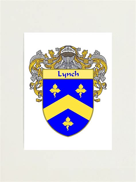 "Lynch Coat of Arms/Family Crest" Photographic Print for Sale by ...