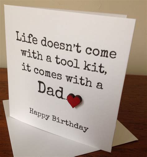 www.facebook.com/Funkyjunk.Upcycled.UK Dad Birthday Card/Quote ...