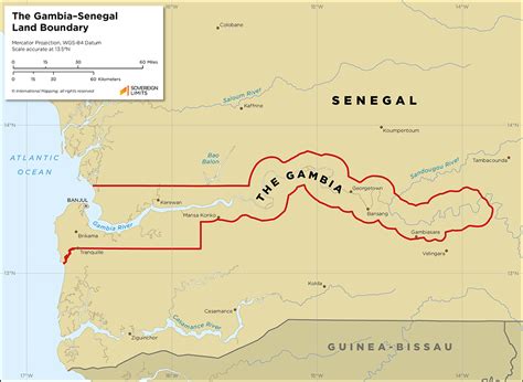 The Gambia–Senegal Land Boundary | Sovereign Limits